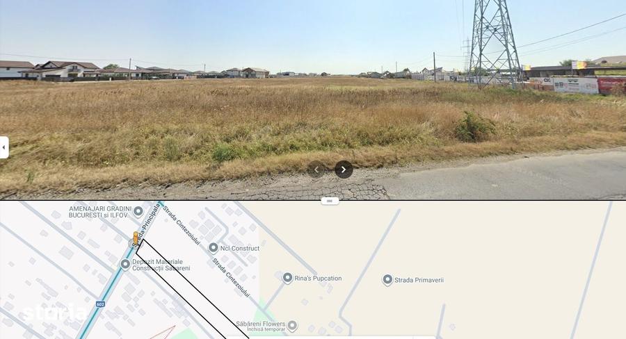 Teren de 10000 mp, în Săbăreni