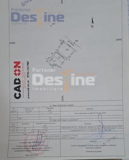 Casă individuală cu 2 camere cu Teren 100 Mp în Galata
