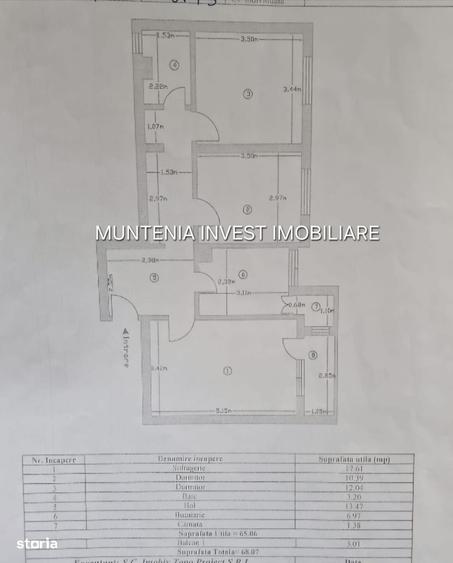 Apartament cu 2 camere semidecomandat, mobilat în Trivale