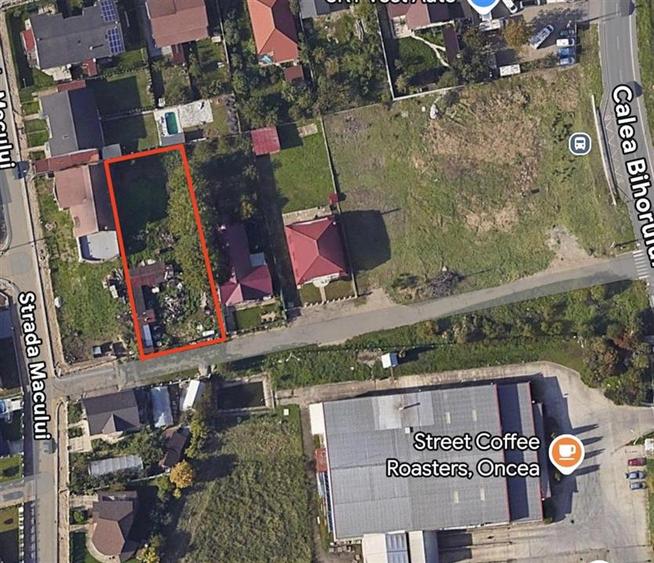 Teren Construcții intravilan de 1395 mp, în Oncea