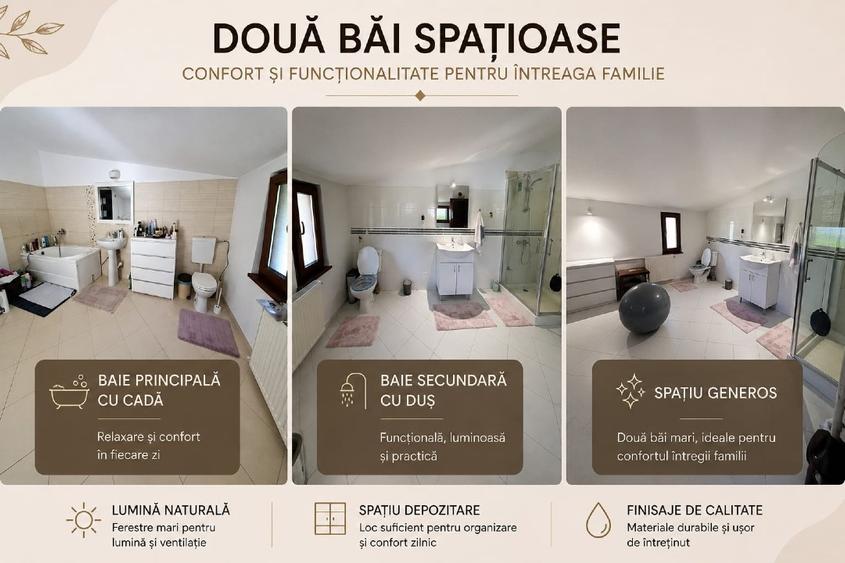 Casă individuală cu 4 camere cu Teren 660 Mp în Bucium