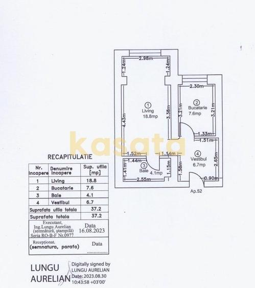 Ivory Residence, garsoniera, 37 mp, et. 5, investitie - 8