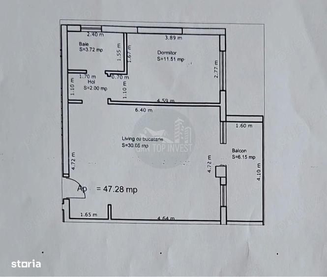 Apartament 2 camere cu balcon zona Calea Cisnadiei - 3