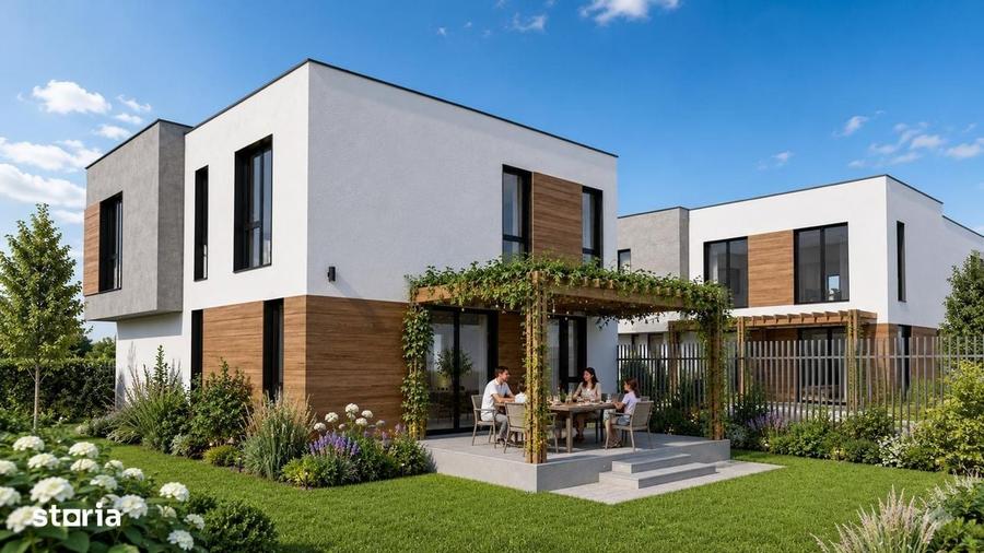 Vila noua 5 camere | Otopeni Centru | 150 mp utili | Teren 400 mp - 2