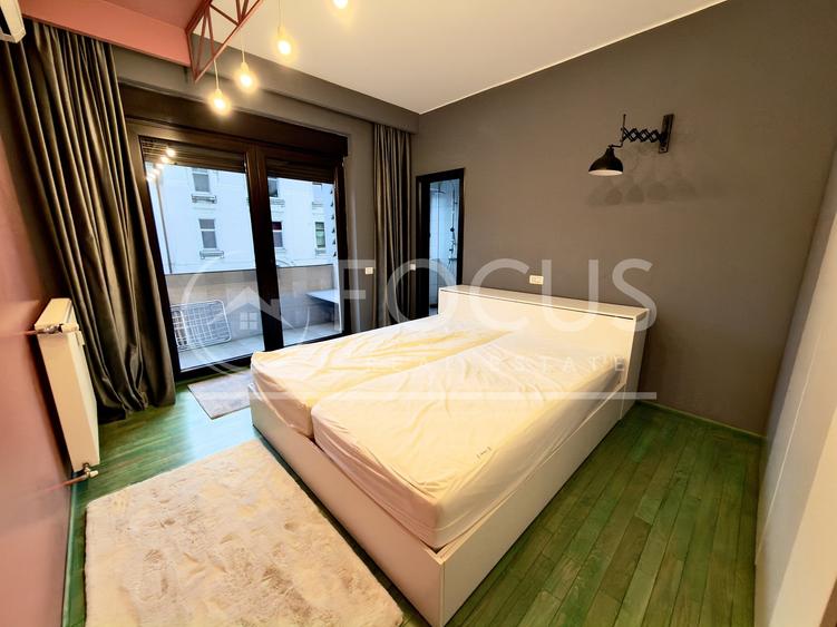 Apartament cu 2 camere semidecomandat, mobilat în Dorobanți