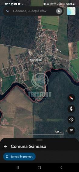 Teren Construcții intravilan de 500 mp, în Găneasa