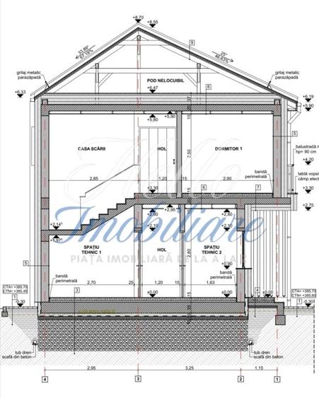 Duplex cu 4 camere cu Canalizare în Câmpului