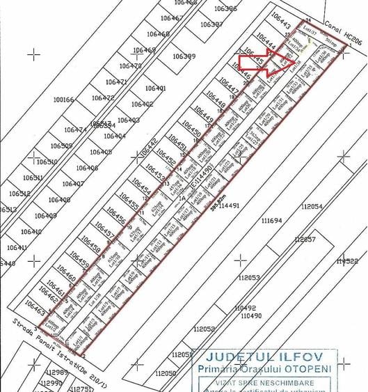 Teren Construcții intravilan de 400 mp, în Odăi