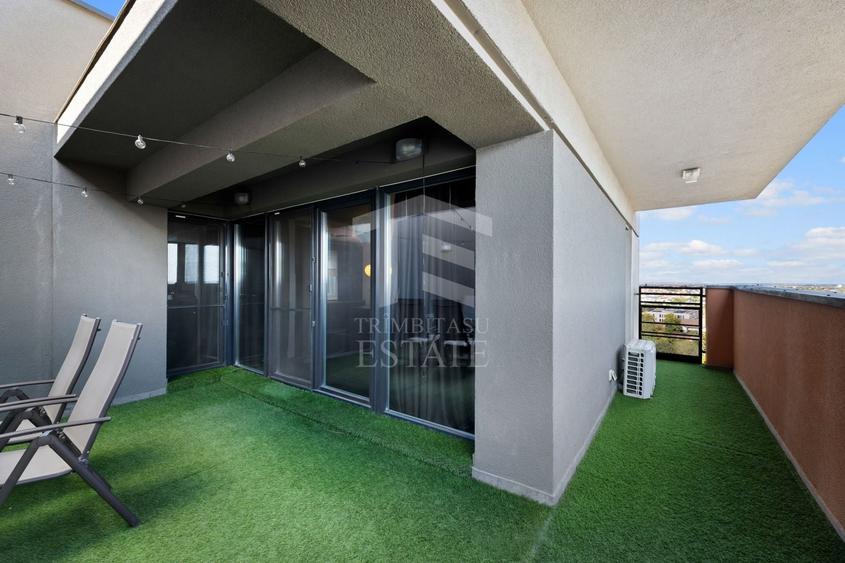 Apartament cu 2 camere decomandat, mobilat în Aradului