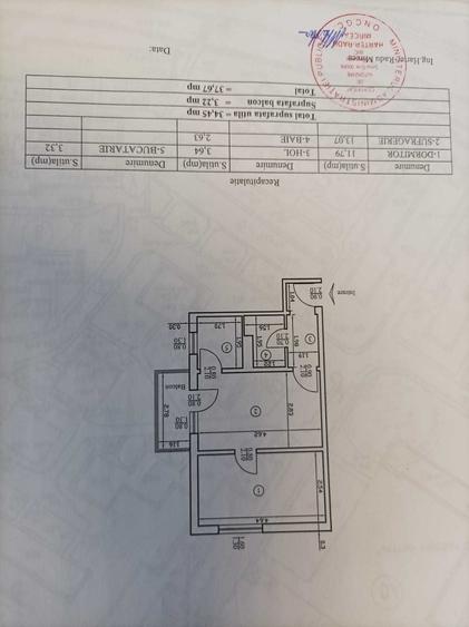 Apartament cu 2 camere nedecomandat în Exterior Vest