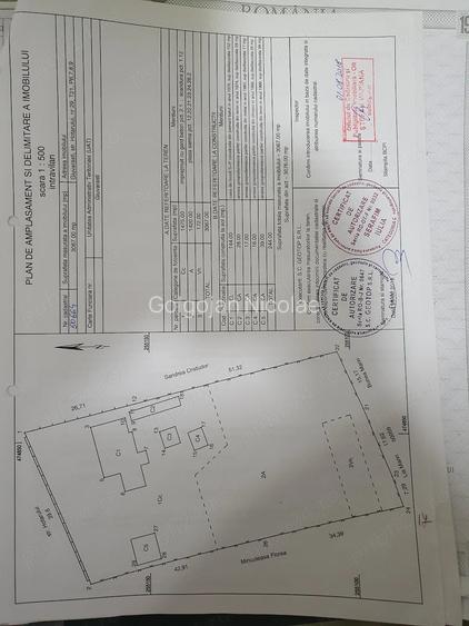Giuvara?ti, teren 3068mp + Casa tip Parter