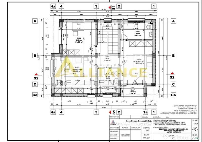 Casă cu 4 camere cu Teren 220 Mp în Central