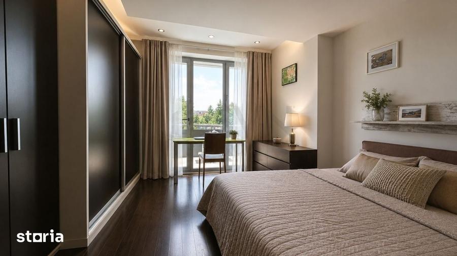Apartament mobilat de inchiriat compelx cu piscina si paza - 7