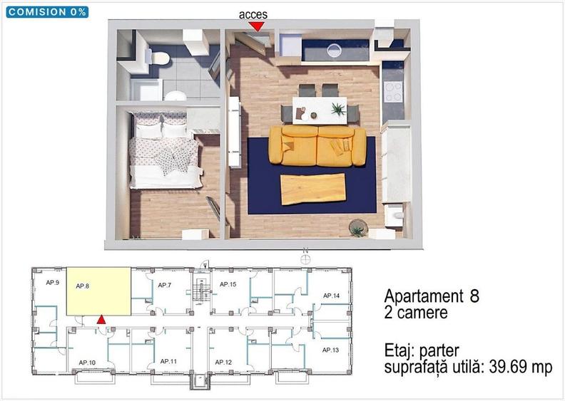 Apartament de vanzare calea baciului zona Petrom - 2