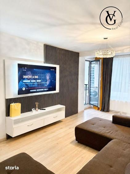 Apartament cu 2 camere semidecomandat, mobilat în Palas