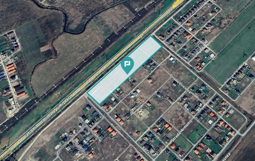 Teren Construcții intravilan de 658 mp, în Moșnița Nouă