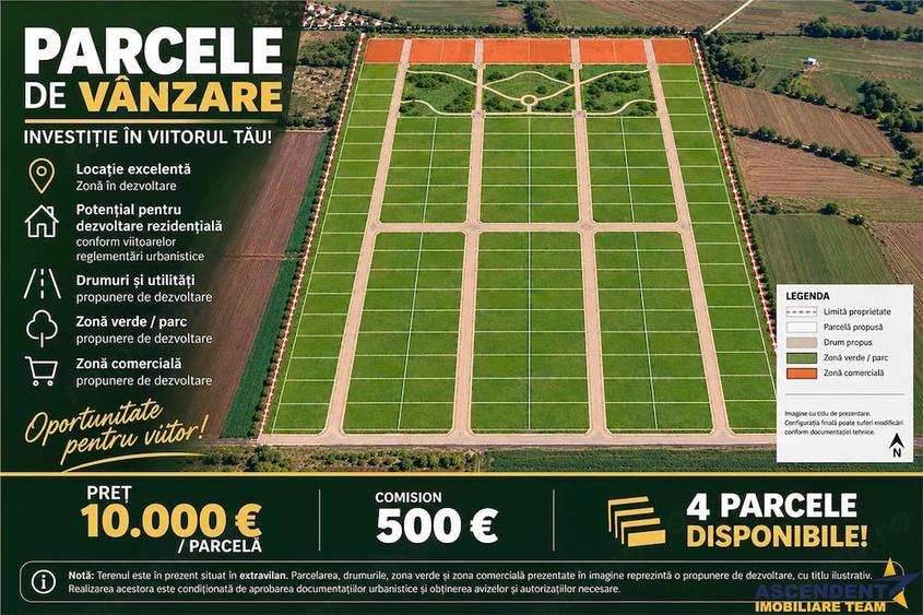 Teren de 500 mp, în Bod