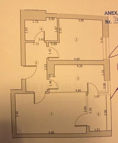 Apartament cu 2 camere decomandat în Bucureștii Noi