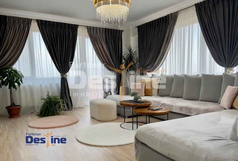 Penthouse cu 3 camere, mobilat în Bucium
