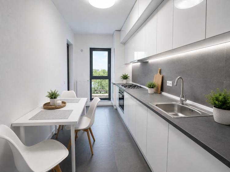 Apartament cu 2 camere decomandat, mobilat în Lujerului