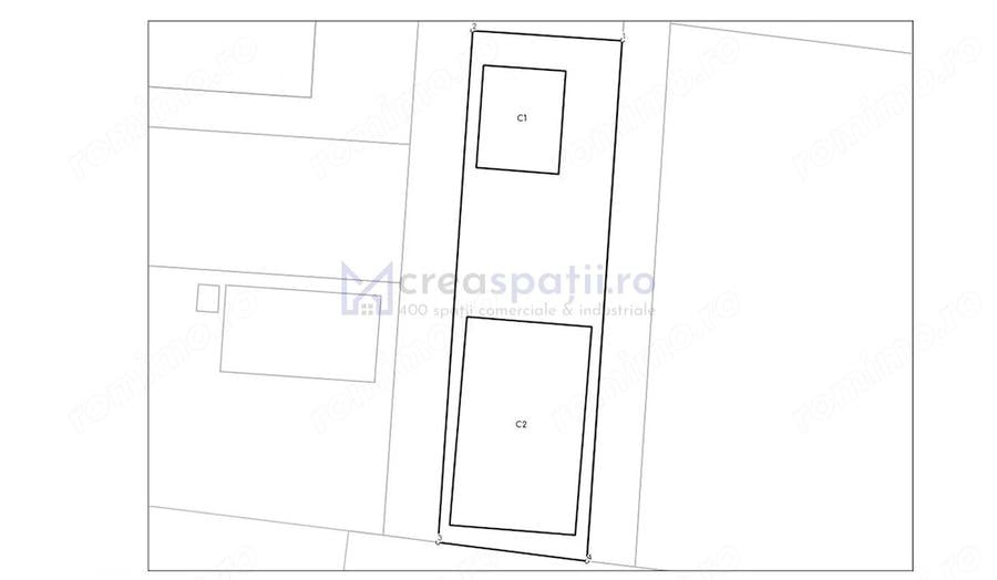 Spațiu comercial, de 908 mp, în Tomești