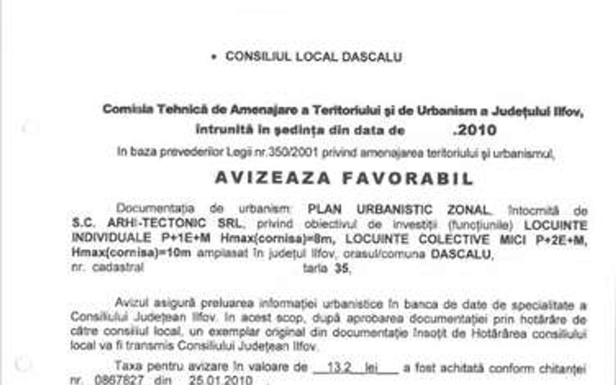Teren Construcții intravilan de 35000 mp, în Dascălu