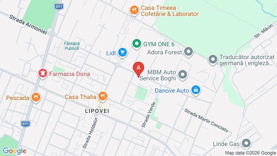 Apartament cu 2 camere decomandat, mobilat în Lipovei