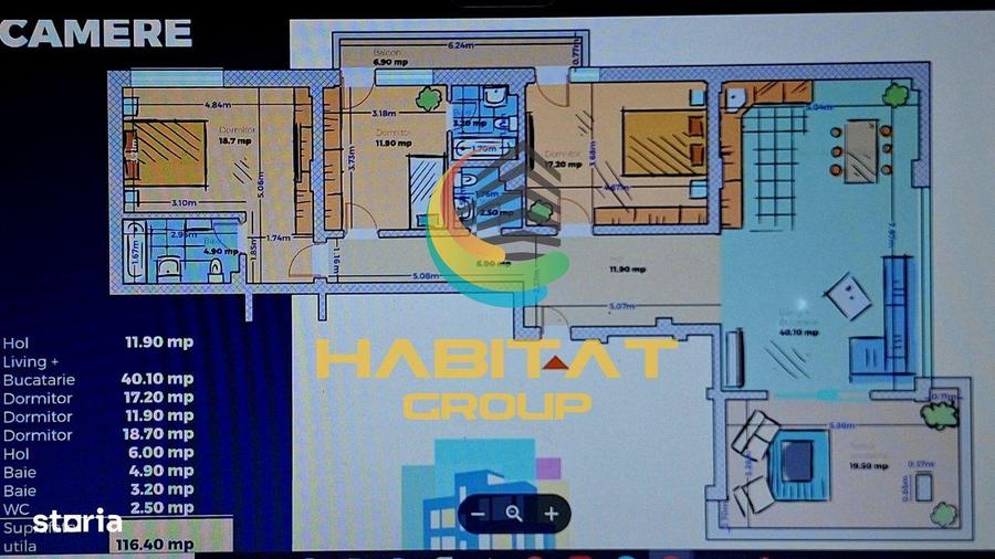 Apartament cu 4 camere în Brâncoveanu