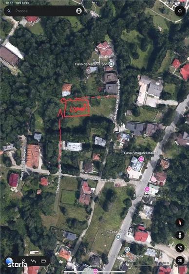Teren intravilan Predeal cu PUZ si Utilitati 415m - 1
