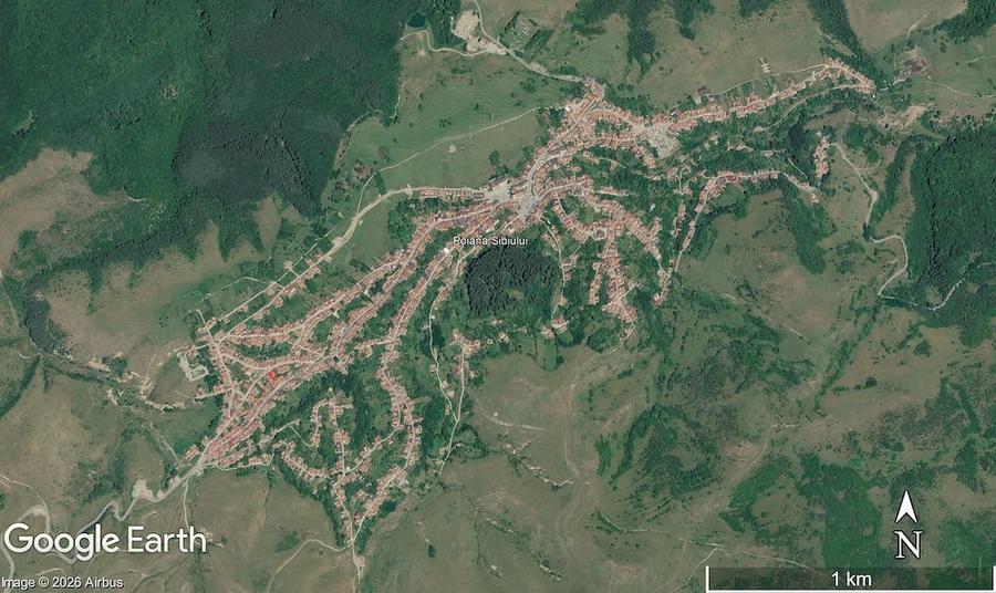 Casă cu 4 camere cu Teren 400 Mp în Poiana Sibiului