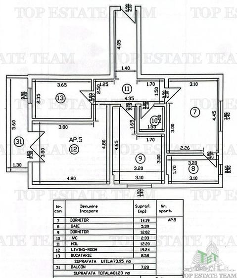 Apartament 3 camere de vanzare in Dobroesti - 15