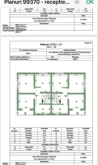 Casă cu 4 camere cu Teren 300 Mp în Valea Lupului