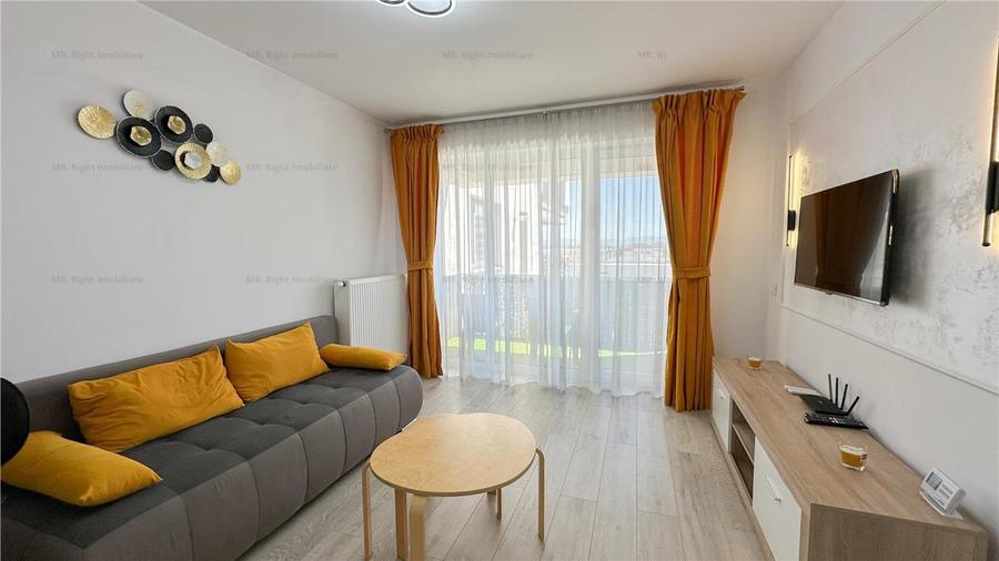 Apartament cu 2 camere decomandat, mobilat în Tractorul