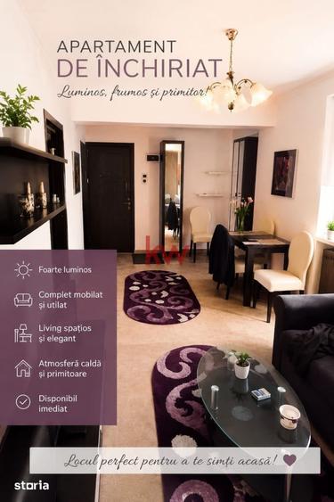 Apartament cu 2 camere, mobilat în Copou