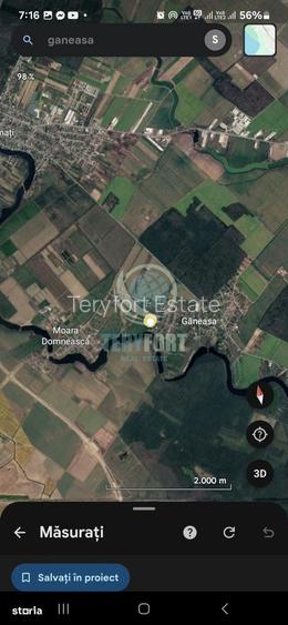 Teren Intravilan Construibil Lot de Casa cu vedere lac 1.000 m.p Gane