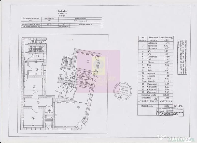 Casă cu 7 camere cu Teren 325 Mp în Central