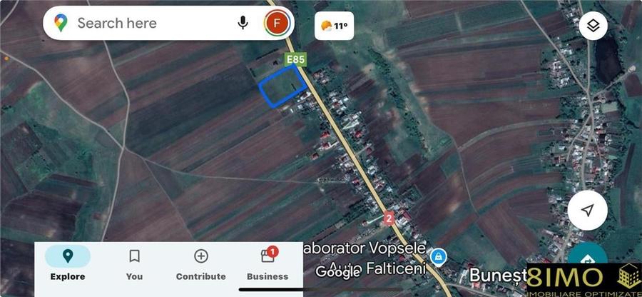 Teren Construcții intravilan de 10354 mp, în Bunești