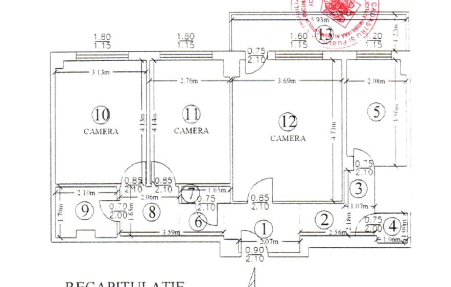 Apartament cu 3 camere decomandat, mobilat în Berceni