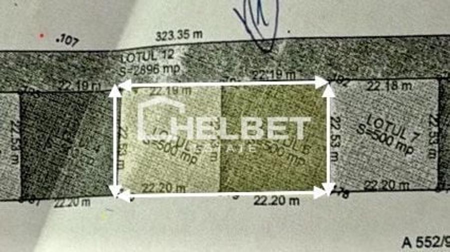 Teren Construcții intravilan de 1000 mp, în Sânpetru