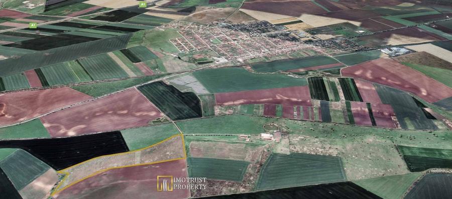 Teren agricol extravilan de 122800 mp, în Șagu