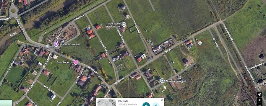 Teren pentru casa 553 mp Ghiroda Zona Bistra - 1