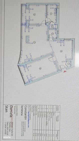 Apartament cu 3 camere în Tineretului
