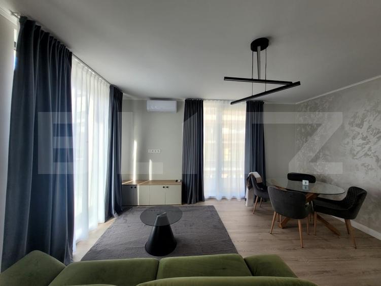 Apartament cu 2 camere semidecomandat, mobilat în Grigorescu