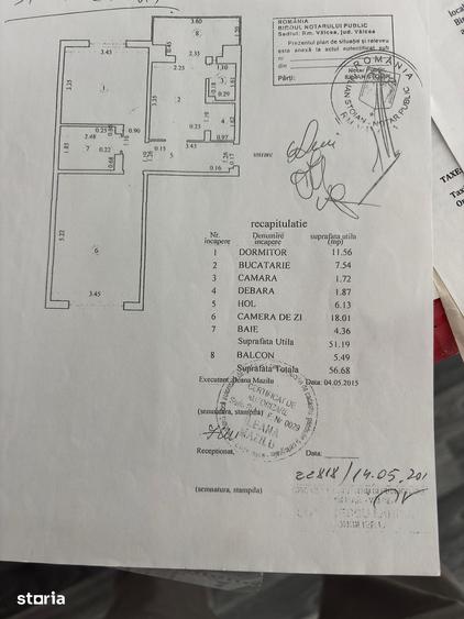 Apartament cu 2 camere în Nord