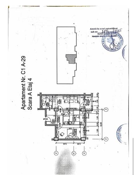 Apartament cu 2 camere decomandat în Exterior Vest