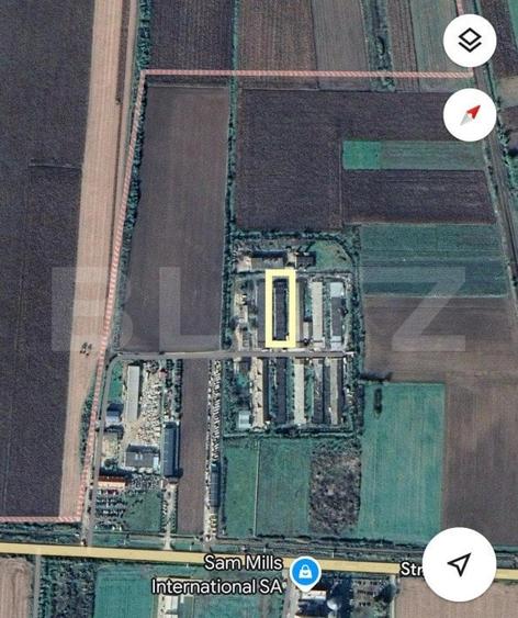 Spațiu industrial, de 1,000 mp, în Botiz