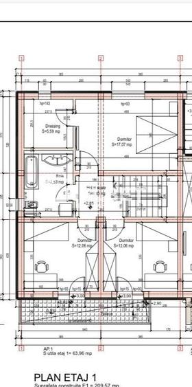 Duplex cu 4 camere cu Canalizare în Sânpetru