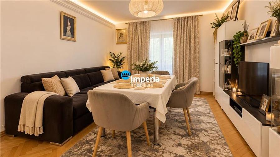 Apartament cu 4 camere decomandat, mobilat în Aeroport