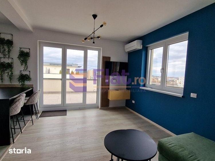 Penthouse de inchiriat | 2 camere | Coresi Tractorul | Terasa 50 mp - 3
