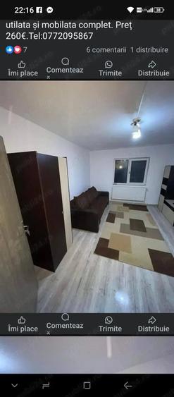 Garsonieră decomandată în Complex Studențesc